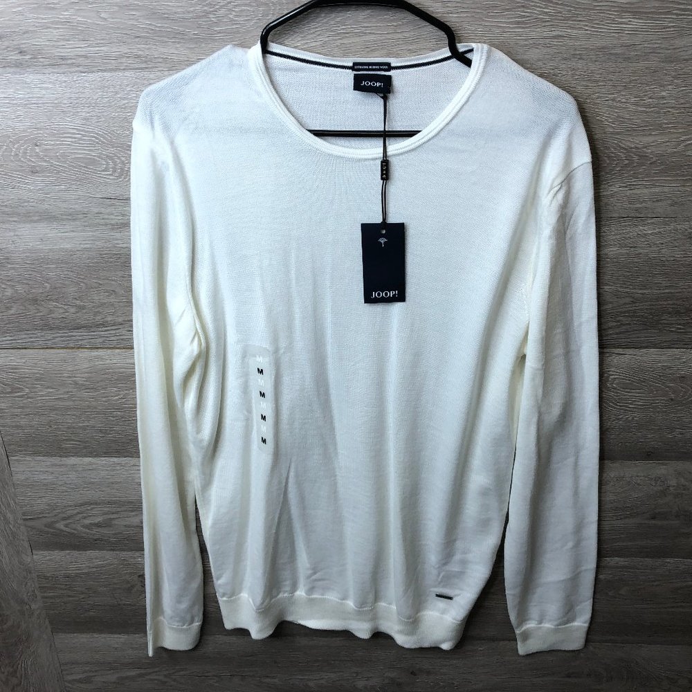 Joop! Mens Size Medium White Jumper New